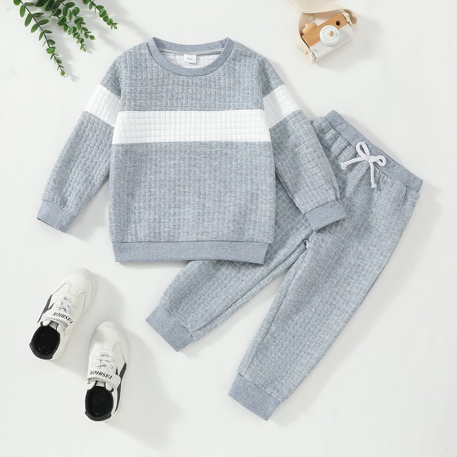 Little Boy Clothes Long Sleeve Sweatshirts+Casual Pants 2PC Fall Winter Outfits 3-8 Years - Image 2