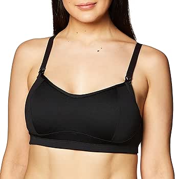 Playtex US3010 Wirefree Racerback Nursing Sports Bra (Black S