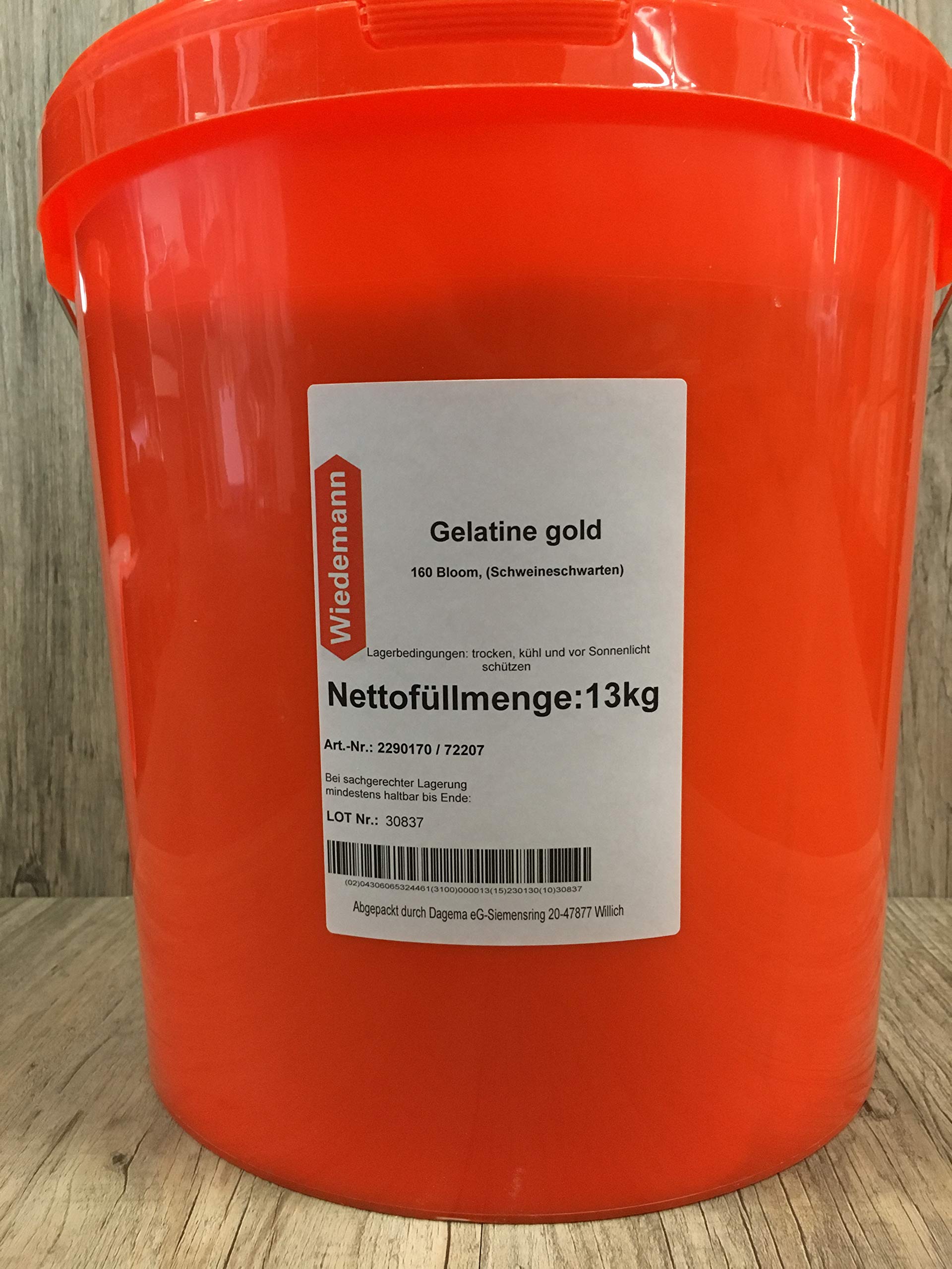 Aspik gold 13 Kg Eimer, Gelatine, 160 Bloom, 1A Spitzenqualität