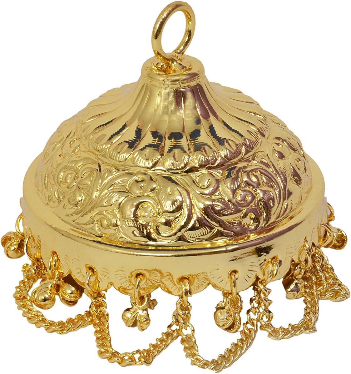 Industries Golde Polish Umbrella For God Idol For Chatra Car dash Board Gift Item gift product home decor product (Material Brass Gold Polish) (4 INCH)