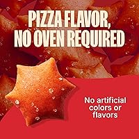 Vista 2 de Made Good Pizza Star - Galletas infladas, sin gluten y orgánicas USDA (4.26 onzas cada una); contienen nutrientes de una porción completa