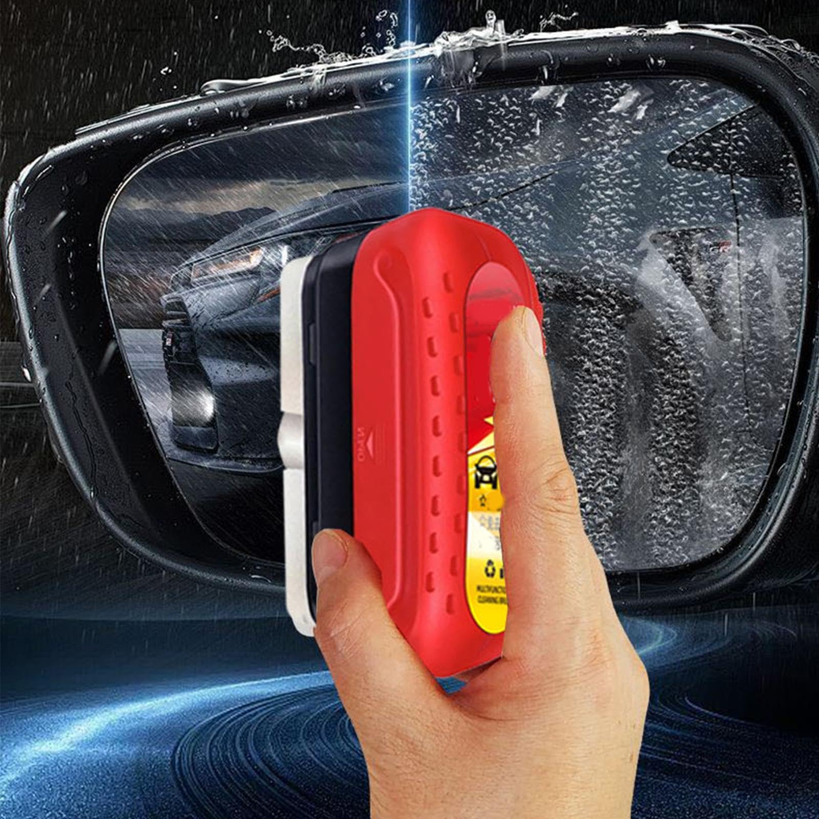 Car Window Cleaner Tool,Cleaning Brush Car Window Cleaner - Car Window Washer Car Glass Cleaner Tool, Car Detailing Brush Cleaning Tools, Improves Clarity