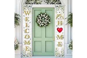 Rustic Welcome Home Door Banner