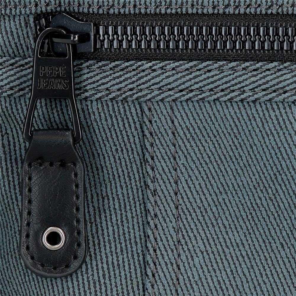 Pepe Jeans Aiden riñonera, bandolera, varios compartimentos, Poliéster con detalles en Piel Sintética, de Joumma Bags
