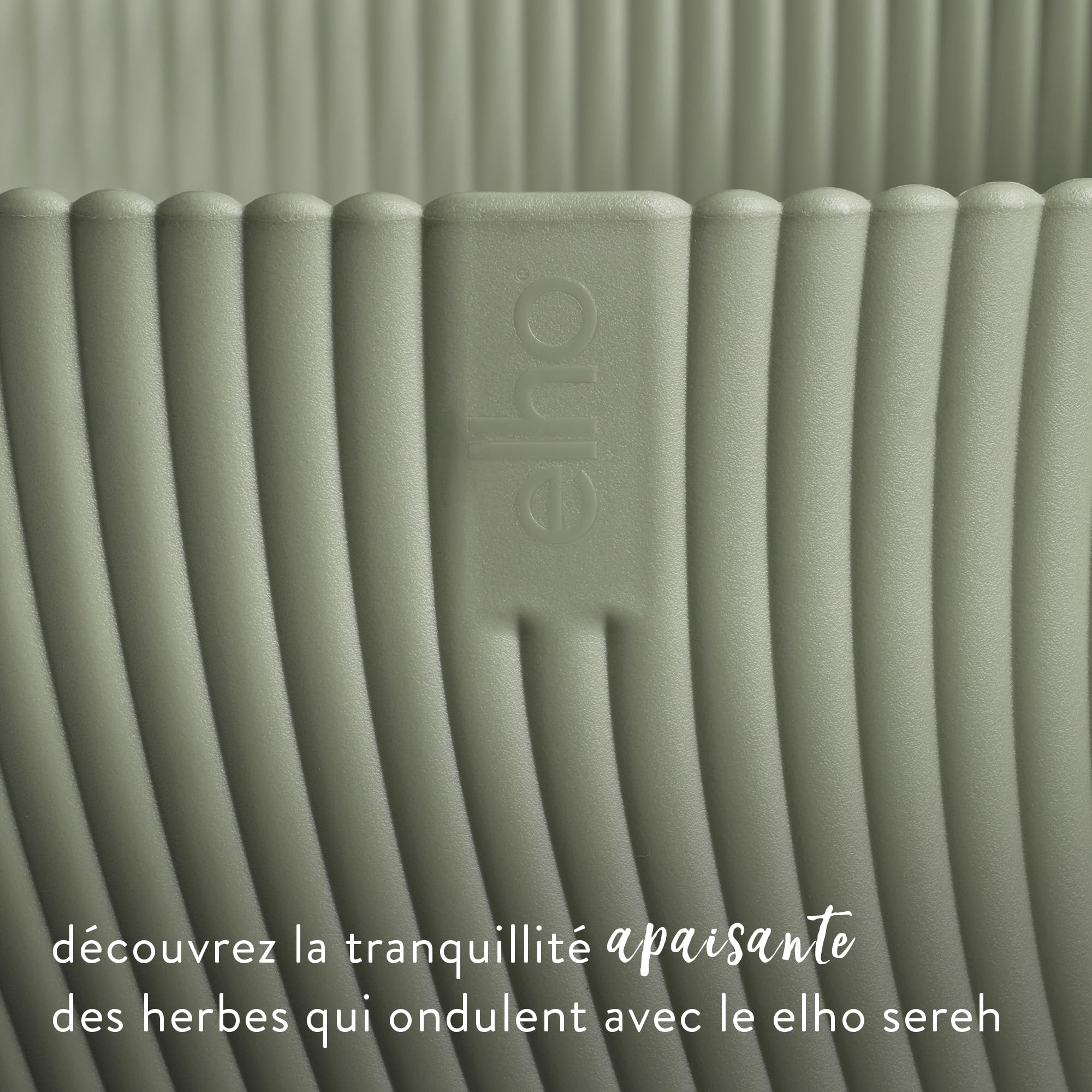 Elho Sereh Round 30 Pot De Fleurs 29.5x25.3 Cm Beige - Intérieur Extérieur Plastique Recyclé