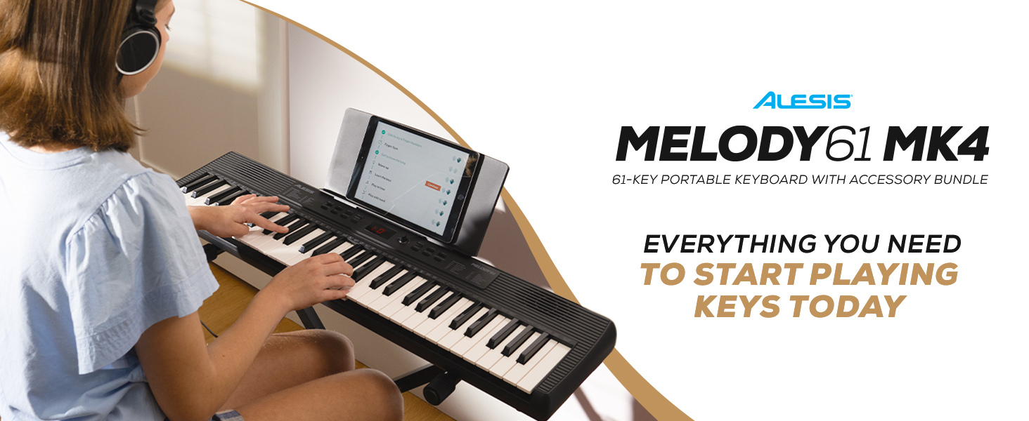 Amazon.com: Alesis Melody 61 MK4 Keyboard Piano for Beginners with