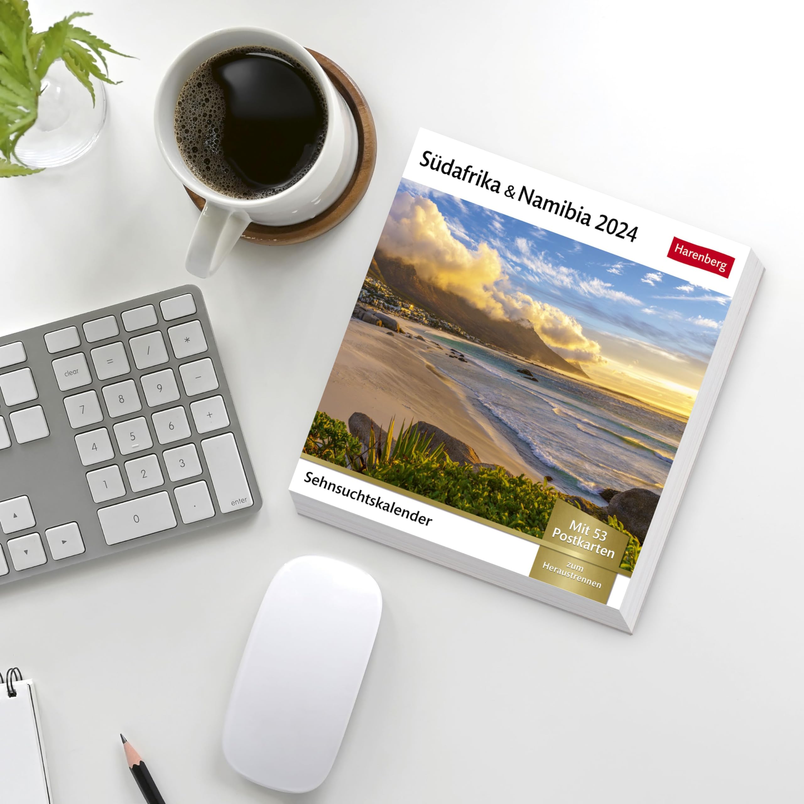 Südafrika Sehnsuchtskalender 2024. Wochen-Kalender zum Aufstellen für Urlaubsfeeling zu Hause. Postkarten-Fotokalender für den Schreibtisch. Auch zum ... Postkarten (Sehnsuchtskalender von Harenberg) - Image 2