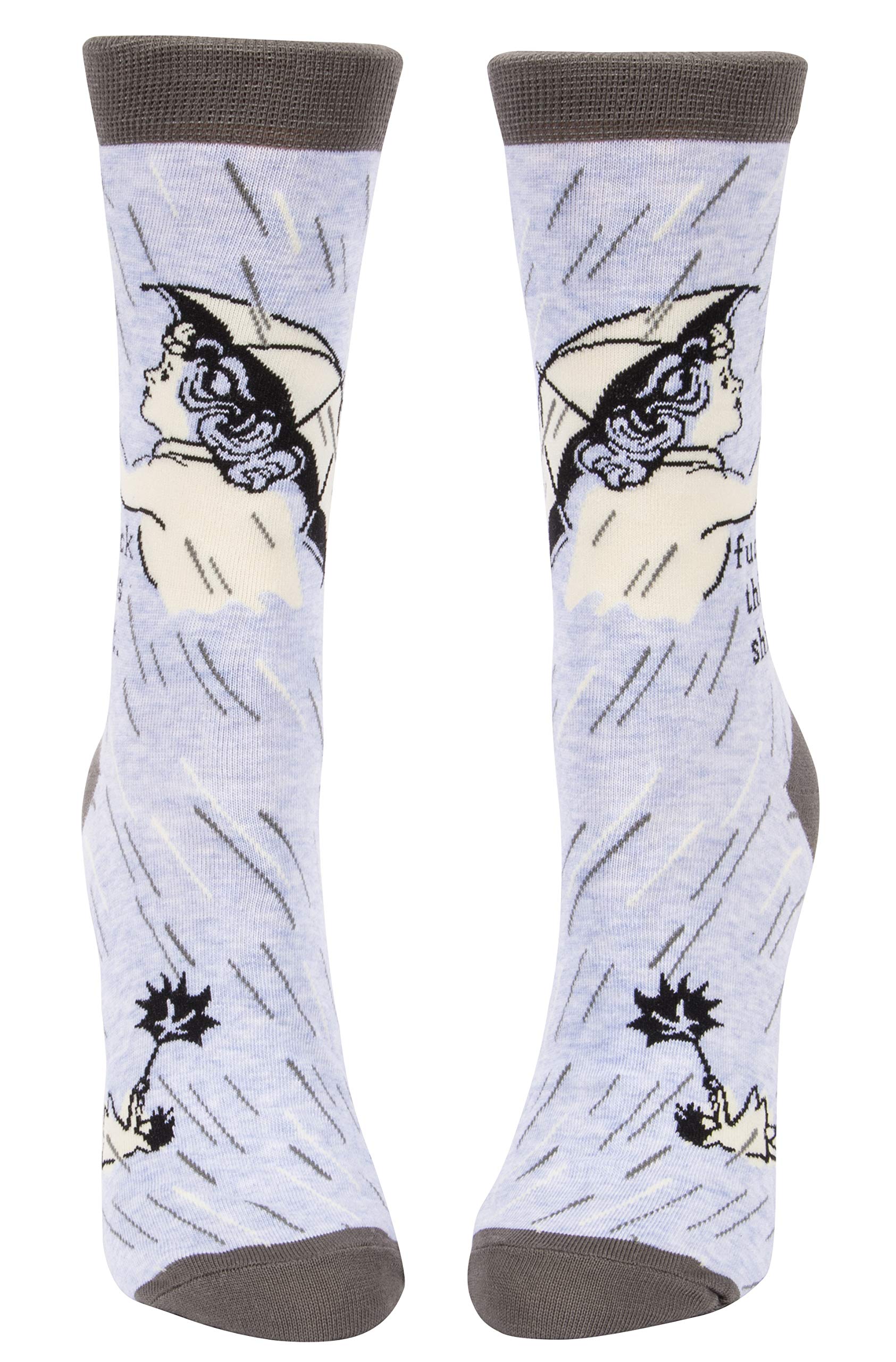 Blue Q Lustige Damen-Tennissocken mit Sprüchen