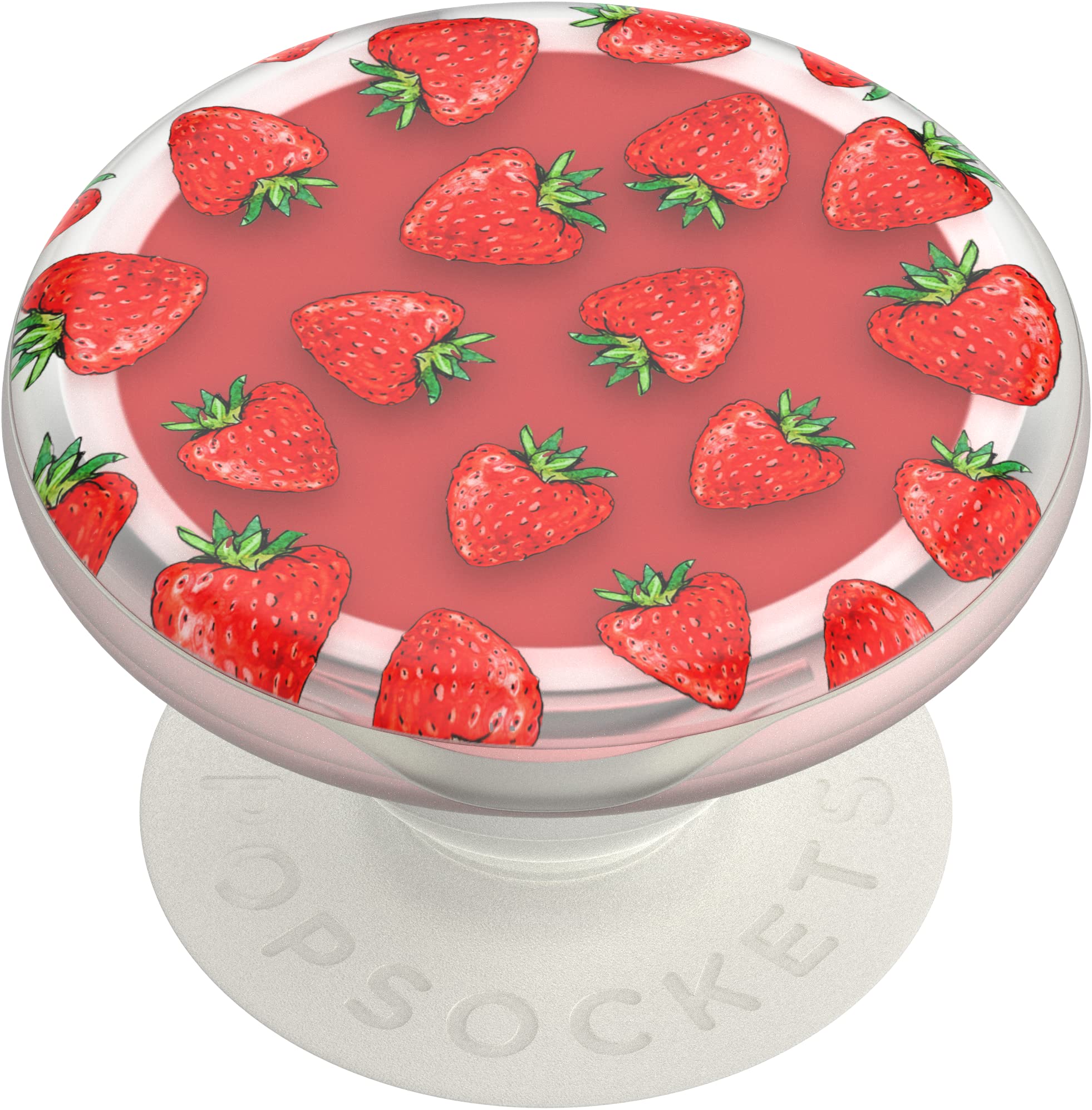 PopSockets Lip Balm Phone Grip with Expanding Kickstand, PopLips - Strawberry