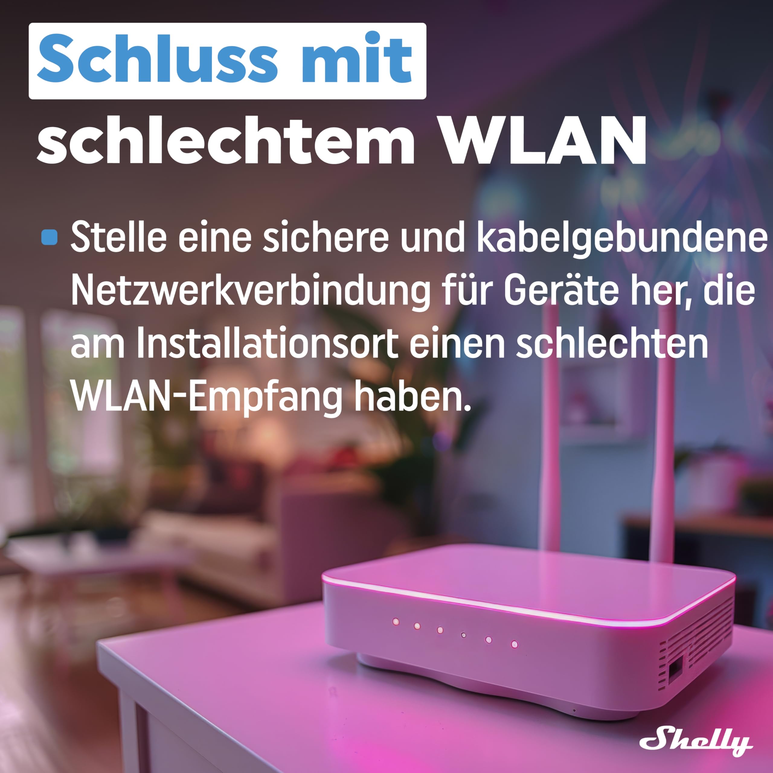 Shelly LAN Switch | Ethernet Netzwerk Switch Für Die DIN Schiene (10/100 Mbps) | 5 RJ45-Anschlüssen | 110V - 230 V | Keine Zusätzlichen Adapter Erforderlich | Einfache Installation | Plug & Play