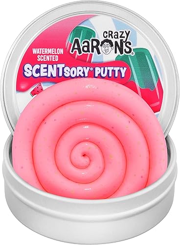 Crazy Aaron's Thinking Putty® - Paleta sensorial multicolor para niños y adultos en una lata de 4 pulgadas, diversión creativa e infinita, juguetes