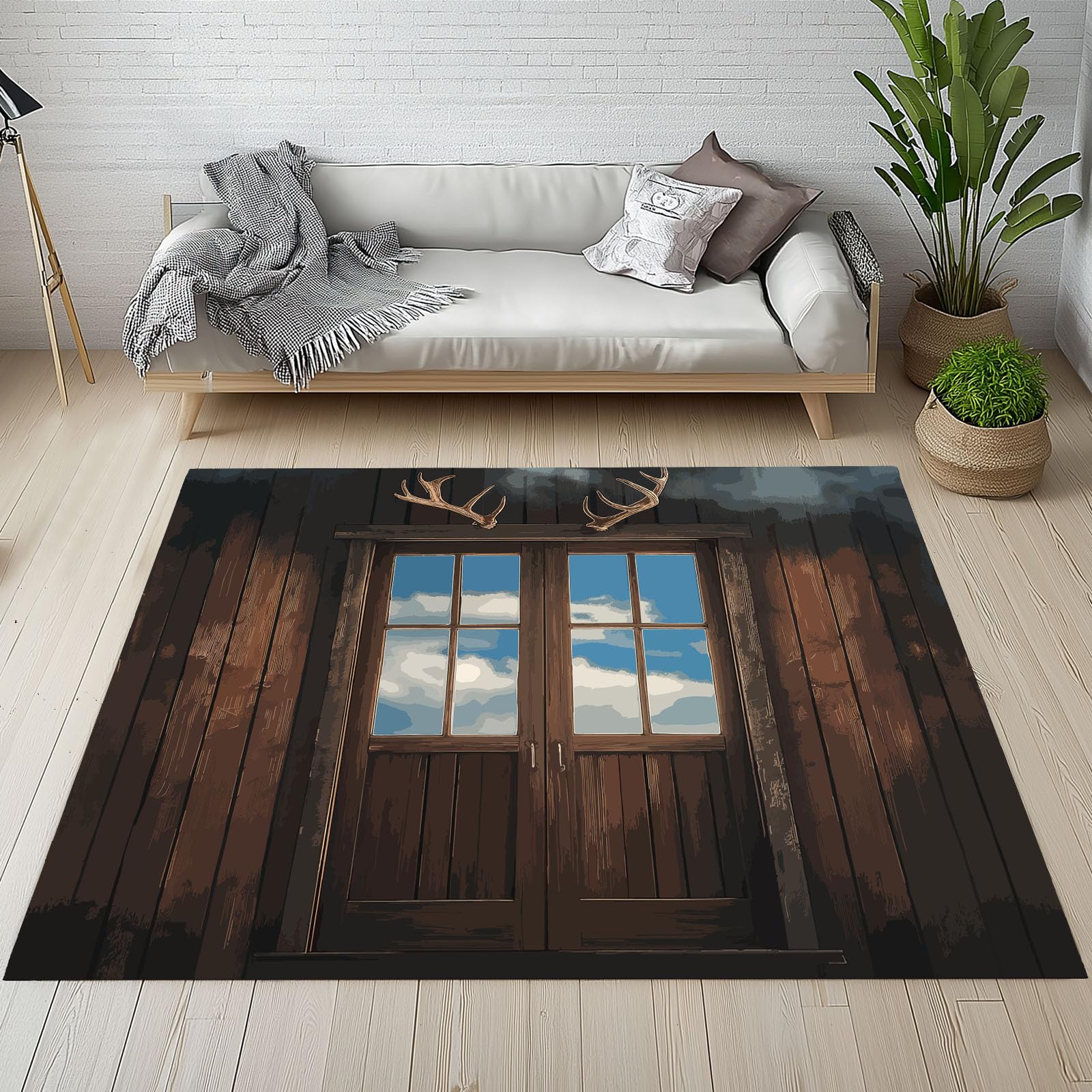 Tapis salon 160x230 lavable en machine doux pour chambre d'enfant