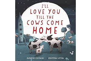 Personalized Valentine's Day Board Book for Kids: I'll Love You Till the Cows Come Home