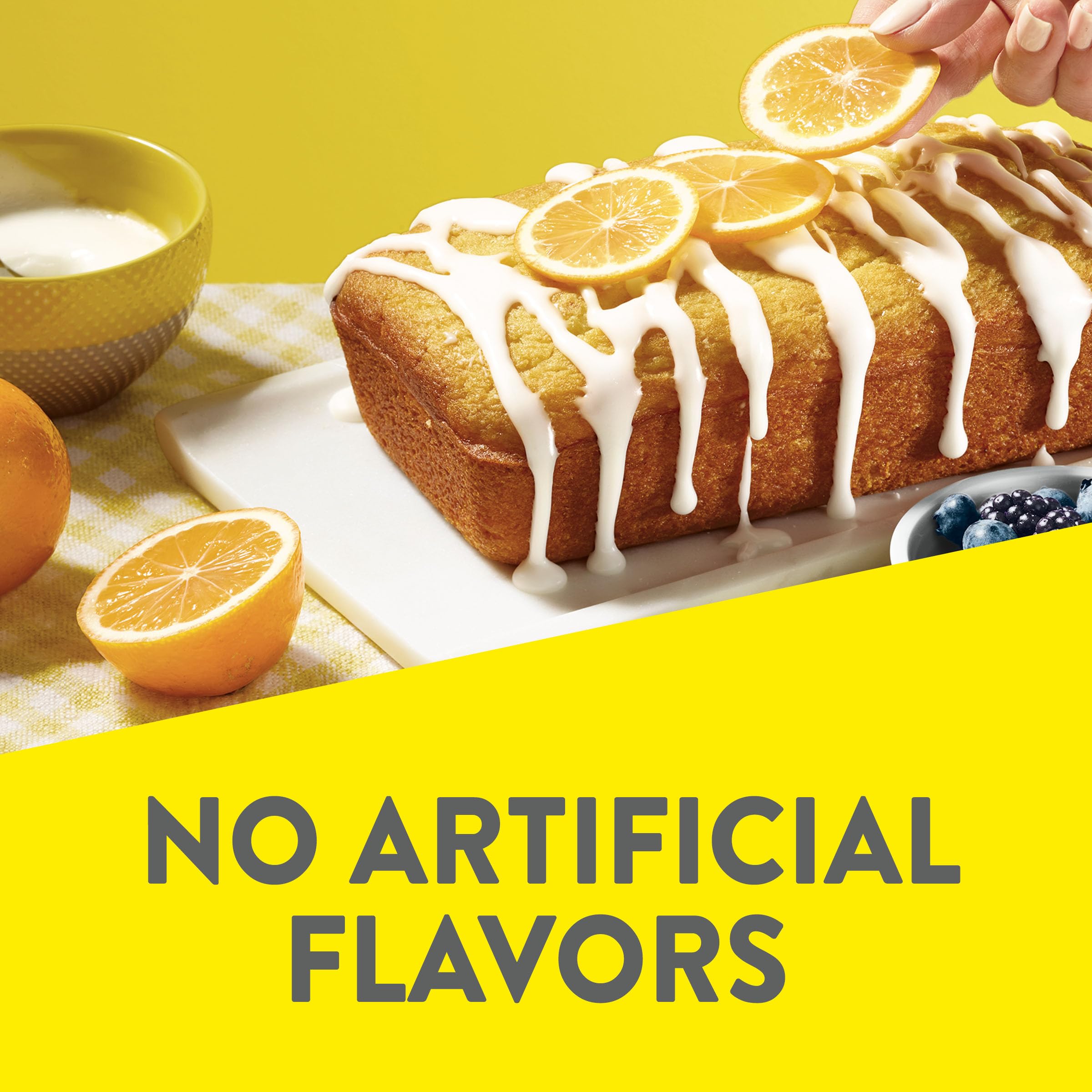 Krusteaz Meyer Lemon Pound Cake and Glaze Mix, 16.5-Ounce Boxes (Pack of 12)