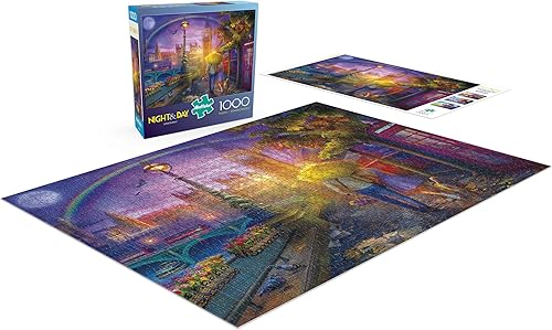 Miniatura 4 de Buffalo Games - London Rain - Rompecabezas de 1000 piezas