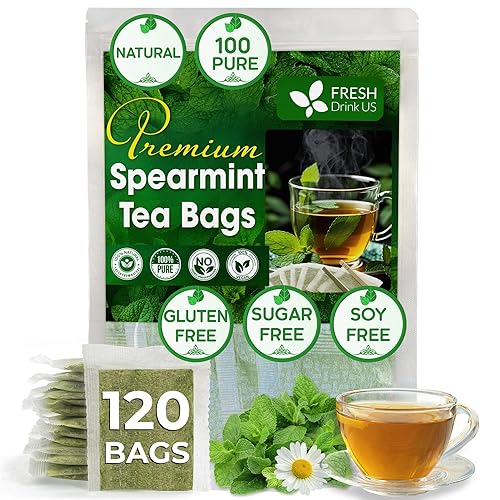 Miniatura 178 de FreshDrinkUS, 135 bolsas de té de cardo mariano premium, 100% natural y puro de semillas de cardo mariano. Té de hierbas con semillas de cardo