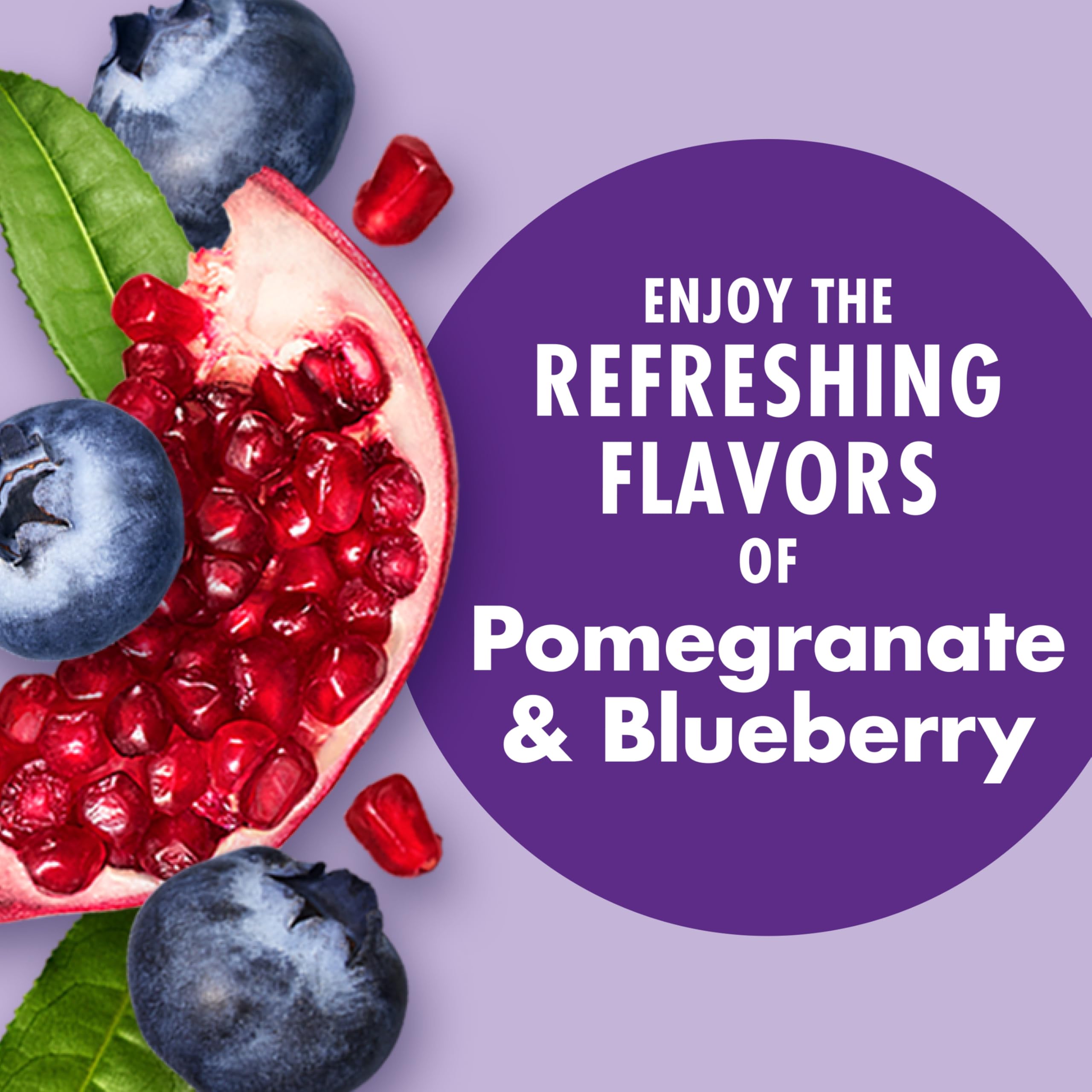 V8 +ENERGY Pomegranate Blueberry Energy Drink | 8 fl oz Can | Pack of 48