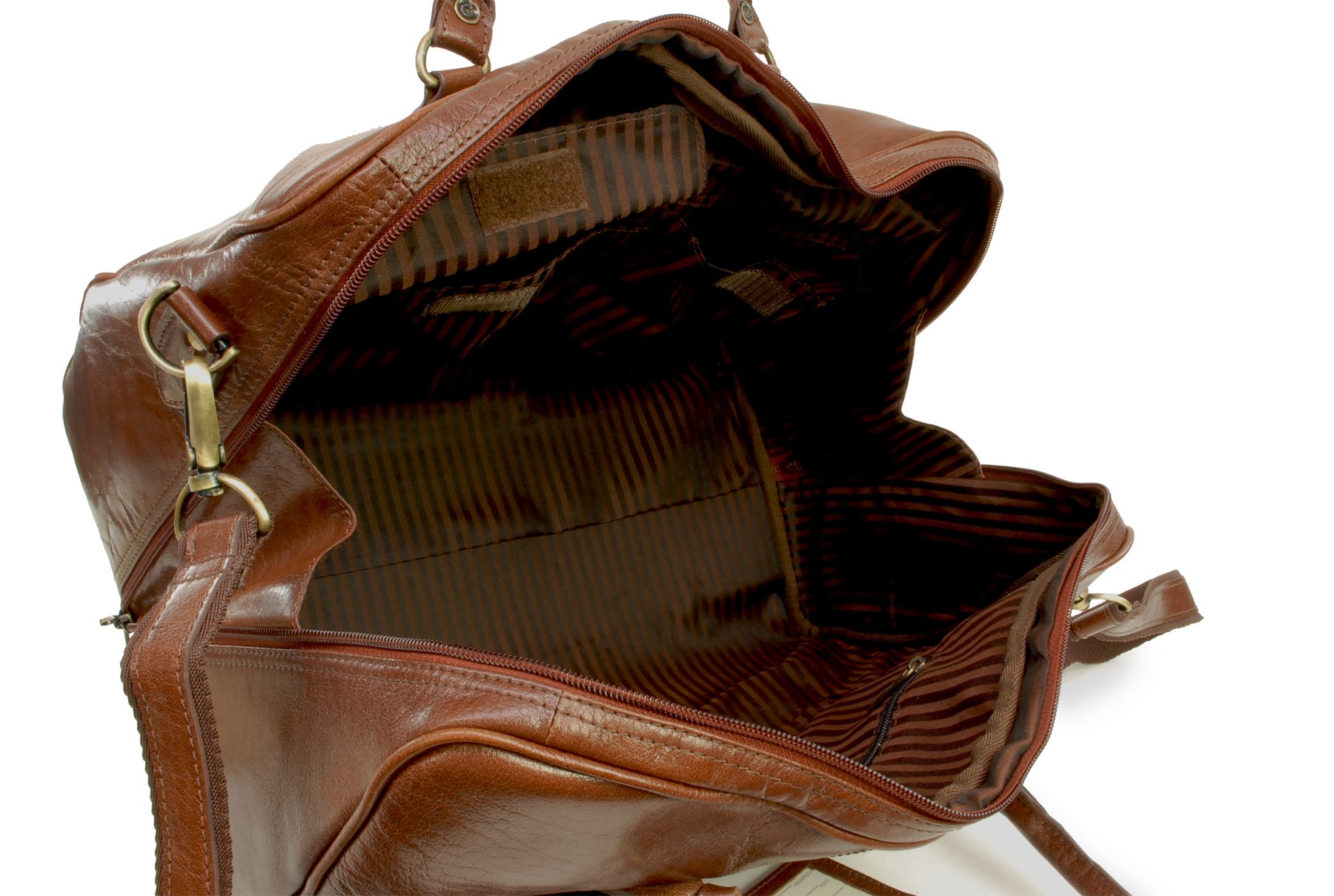 Ashwood - Bolso de Viaje Mediano de Piel - Equipaje de Mano para Hombre - Bolso de Fin de Semana - Duffel Bag - Harry - Castaño Marrón