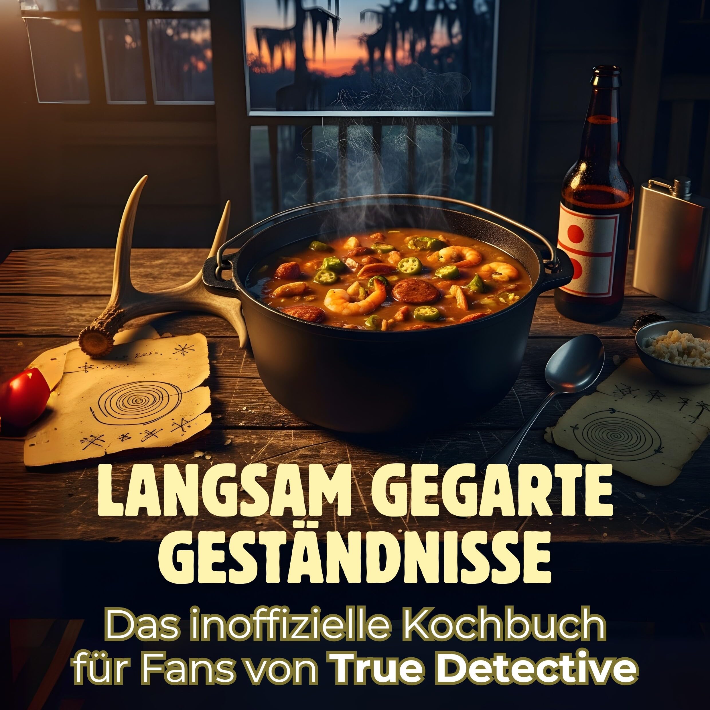 Langsam gegarte Geständnisse: Das inoffizielle Kochbuch für Fans von True Detective. 40 Rezepte für jedes Kochlevel: schnell, lecker, einfach