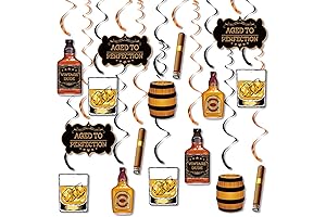 Whiskey birthday party decorations