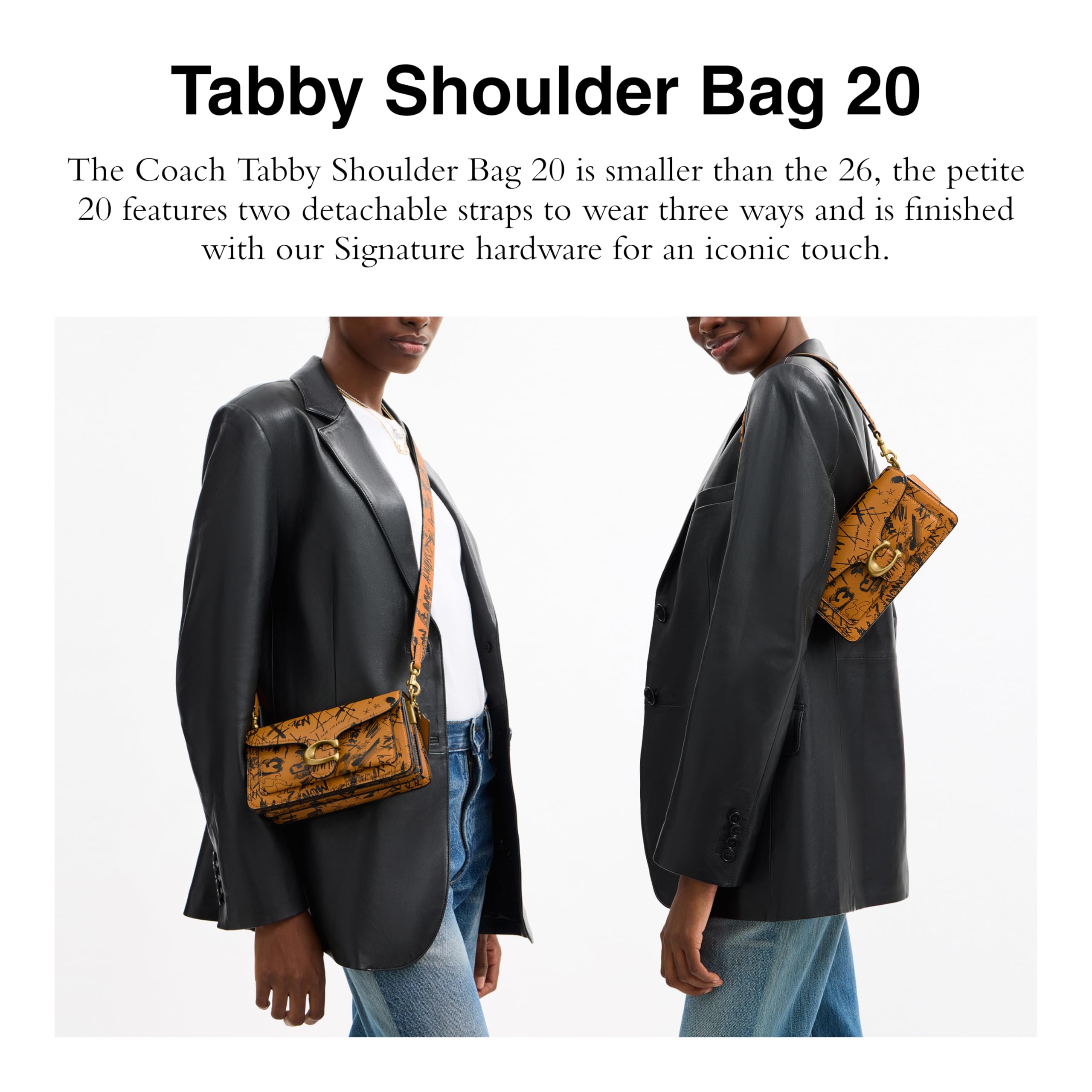 COACH Tabby Shoulder Bag 20 In Loved Leather With Quilting: 1z/Ochre Multi One Size