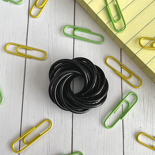 Miniatura 217 de Möbii Fidget Ball (Solid Color): Quiet Mobius ADHD Anxiety Stim Stress Relief Toy Tool for Home Travel Office or Desk (XL(Daydream), Full, Dark Iris)