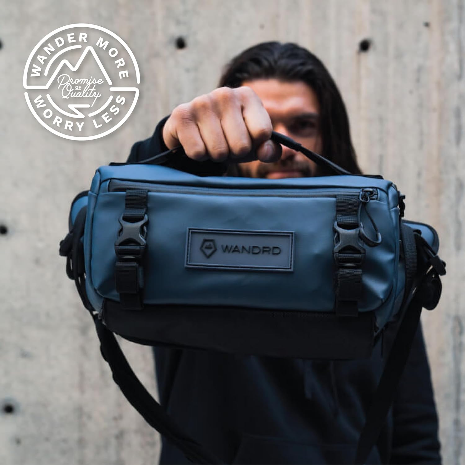 WANDRD ROGUE V1 6L Sling: Compact Camera Sling and Crossbody Bag with Fast Access, 3-Way Carry– Lightweight Everyday Bag Great for Travel, Photography, and Daily Use (Aegean Blue)