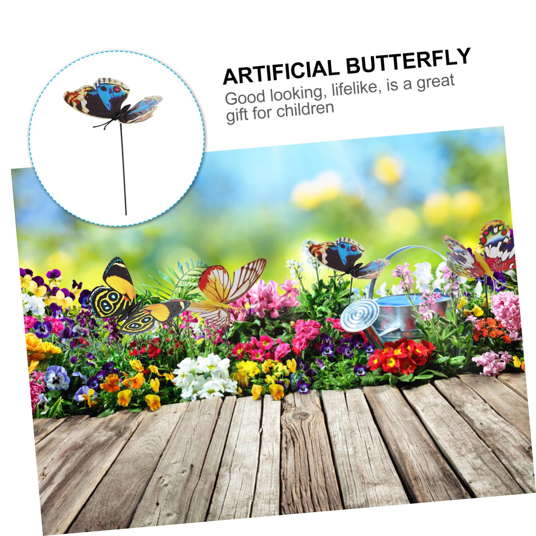 Amazon.co.jp: OUNONA 24個光る プラスチック製 装飾蝶