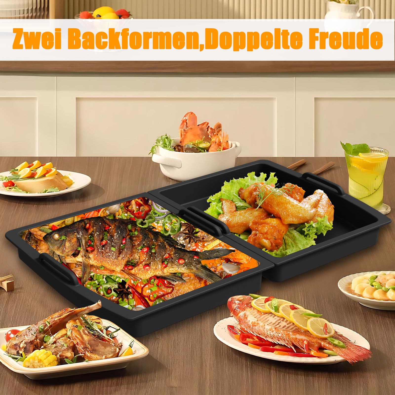 2 Inserti In Silicone Per Tefal OptiGrill XL - Teglie Antiaderenti Per Grigliare E Cuocere | Accessorio Cucina - Foto 8