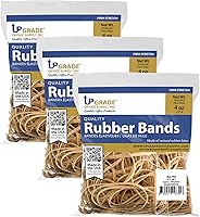 Vista 11 de Upgrade Office Supply UPG23732 Bandas de goma, tamaño 32 (3 x 1/8 pulgadas), 175 bandas, 1/4 libras, EE. UU