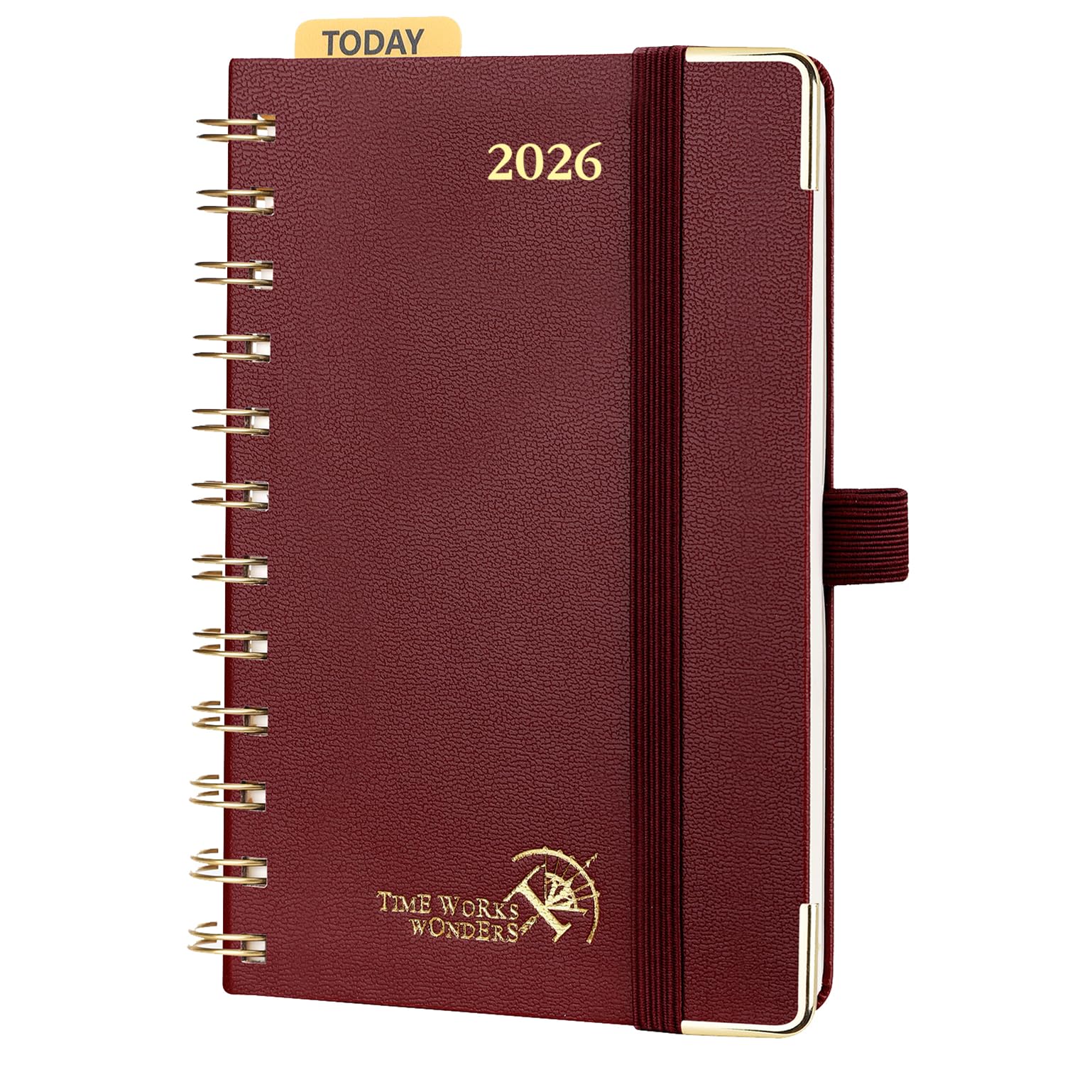 POPRUN Small Diary 2027 Pocket Diary Week To View Spiral Hardcover A6 โ image 1