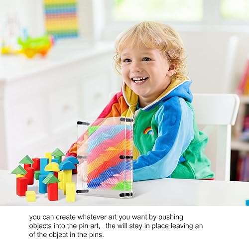 Miniatura 10 de PowerTRC Escultura artística de pines 3D, juguete de impresión de alfiler, molde de mano de impresión de alfiler, gran juguete para niños (6 x 8