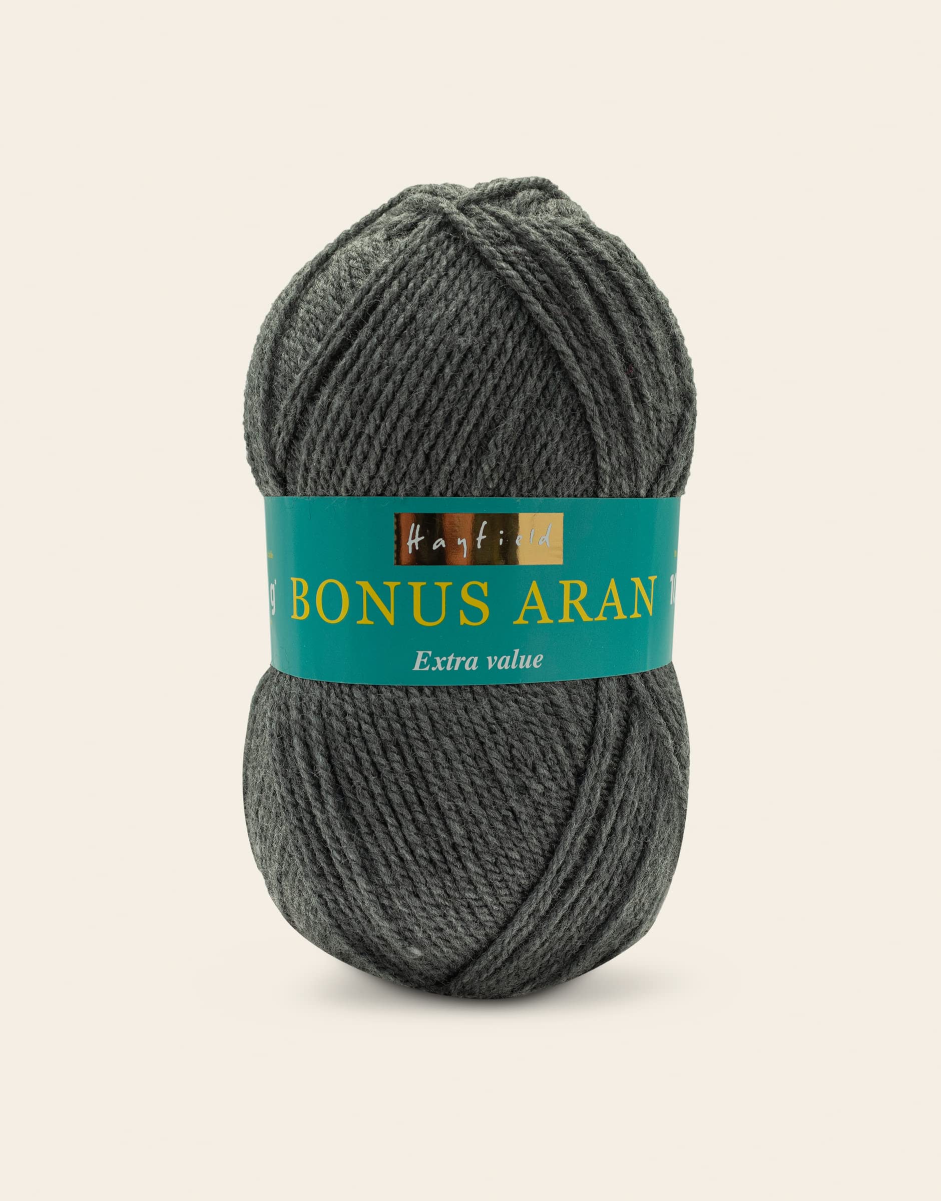Sirdar Hayfield Bonus Aran, Dark Grey Mix (790), 100g