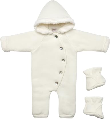 PAZ Rodriguez 013-60114 Salopette, Beige (Crudo/Crudo 6060), Neonato Unisex- Bimbi : Amazon.it: Abbigliamento