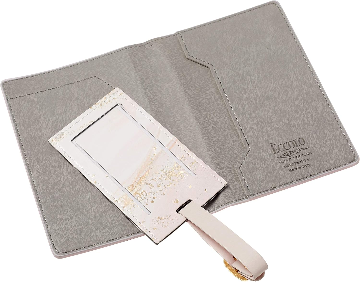  | Dayna Lee Passport Cover Holder And Luggage Tag Set In Gift Box, “This Girl Is On Vacay” | Passport Covers