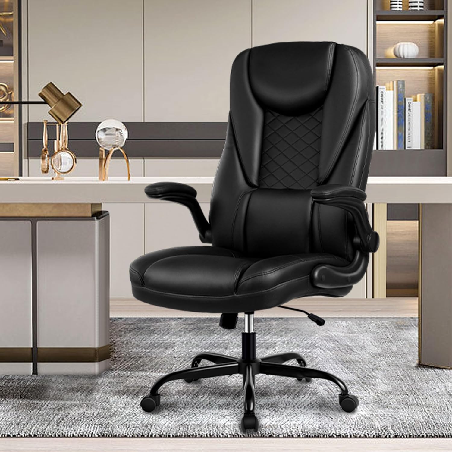 Guessky Office Chair, Executive Office Chair Big and Tall Office Chair