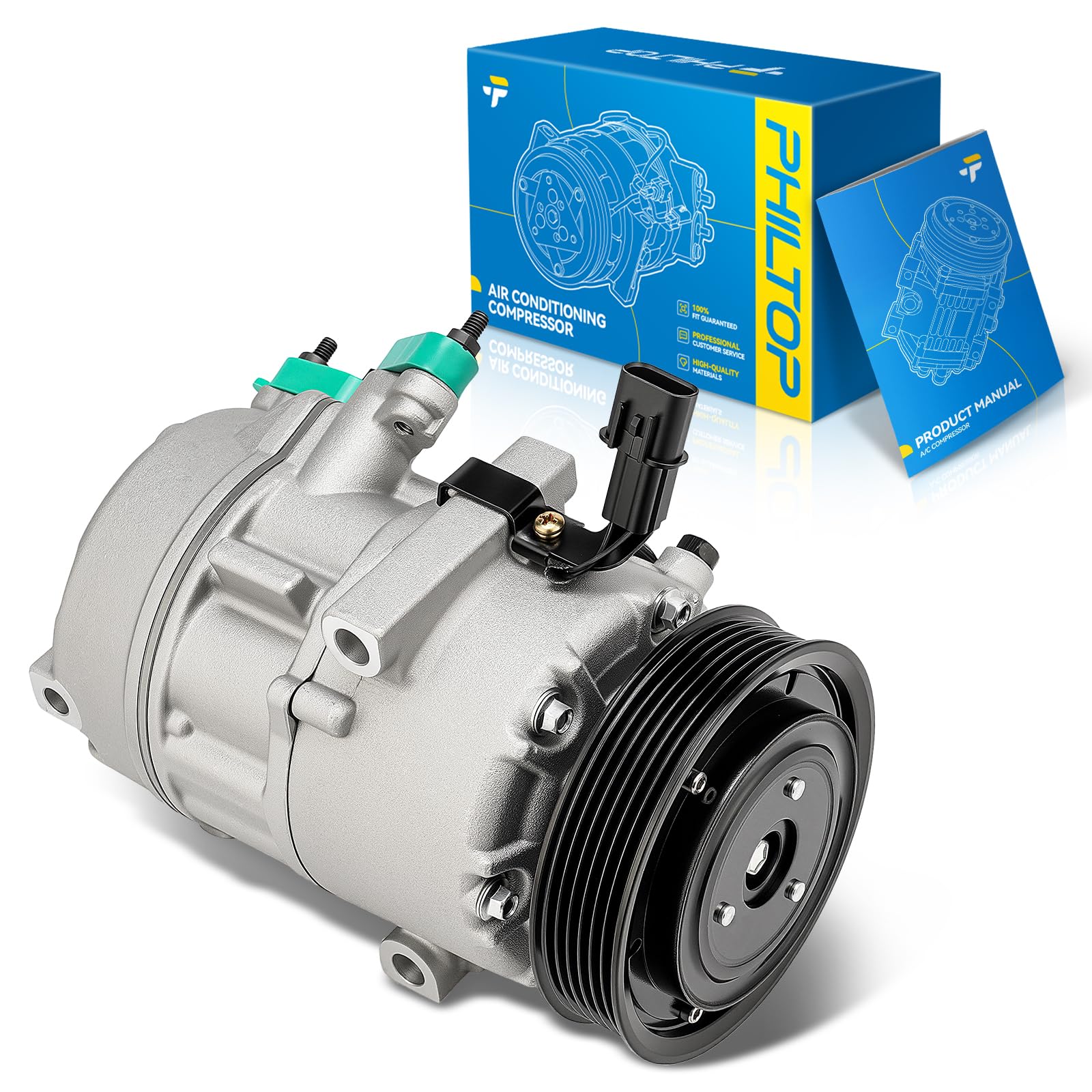 PHILTOP 6513202 NEW AC Compressor for Hyundai Elantra Coupe 2014