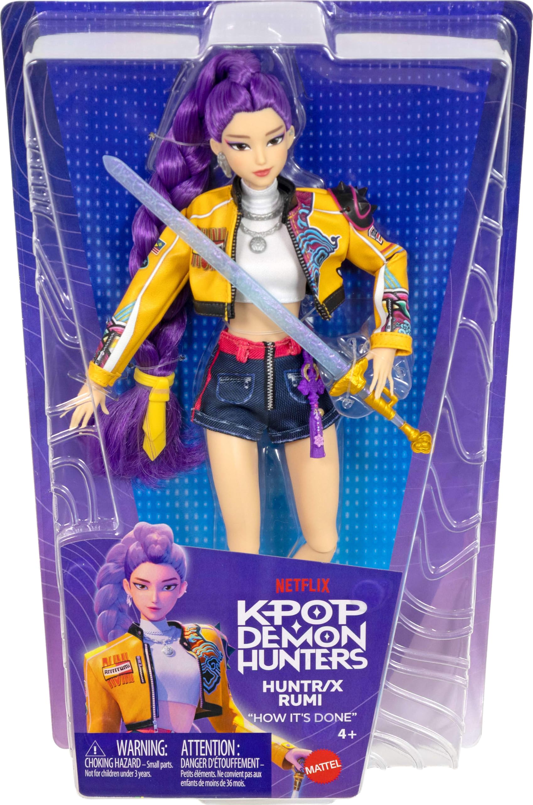 Mattel Kpop Demon Hunters HUNTR/X Poupée Fashion Rumi