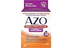 AZO Bladder Control Dietary Supplement: Reduce Urgency & Support Rest
