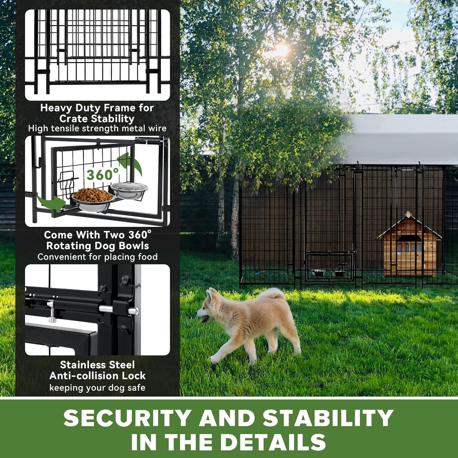Ultimate Comfort: Oranland 8x4x6FT Heavy Duty Outdoor Dog Kennel Review