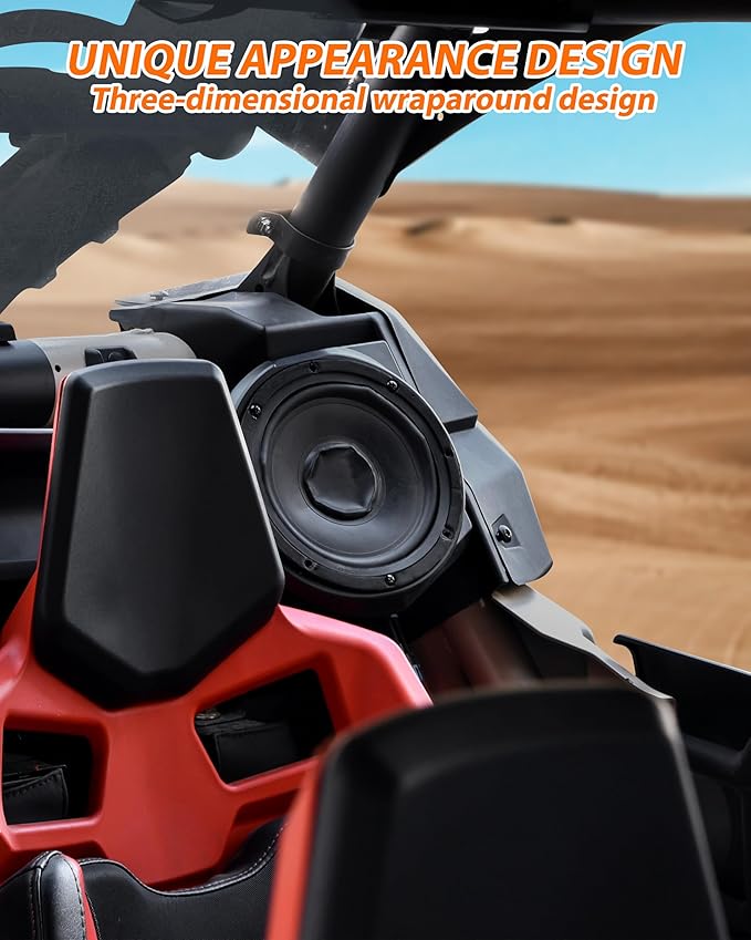 SAUTVS Juego de Parlantes Traseros 6.5" para Can-Am Maverick X3 2017-2026 miniatura 5