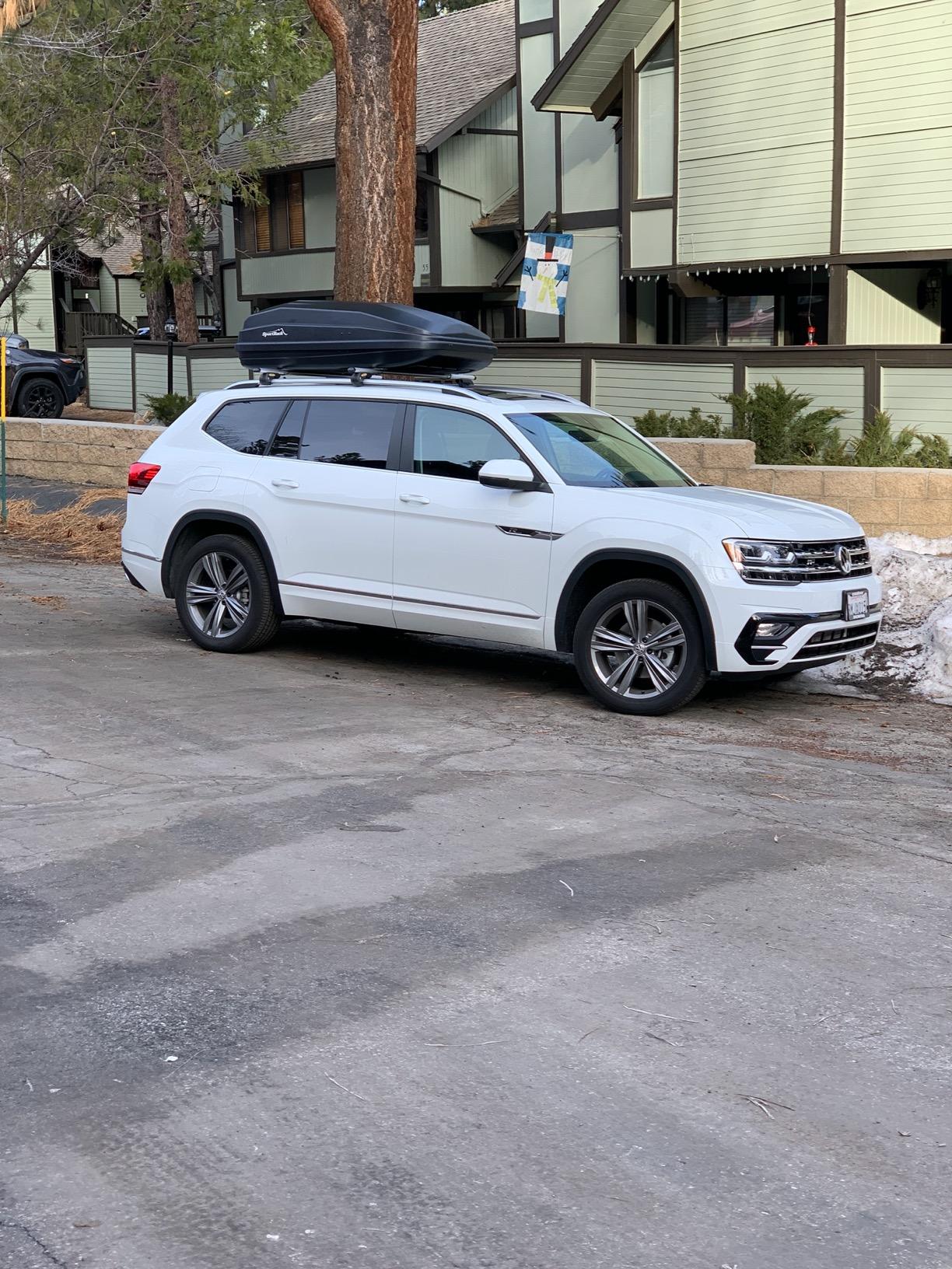SportRack Vista XL rear-opening design and tool-free mounting hardware