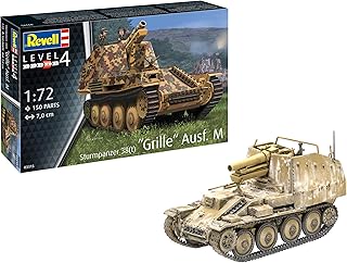 Revell RV03315 03315 Sturmpanzer 38(t) Grille Ausf. M Plastic Model kit 1:72 Scale, Unpainted
