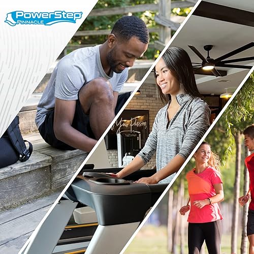 Miniatura 3 de Powerstep Plantillas Pinnacle  Insertos de zapatos para soporte de arco, fascitis plantar, pronación, alivio del dolor de talón y pies, plantillas