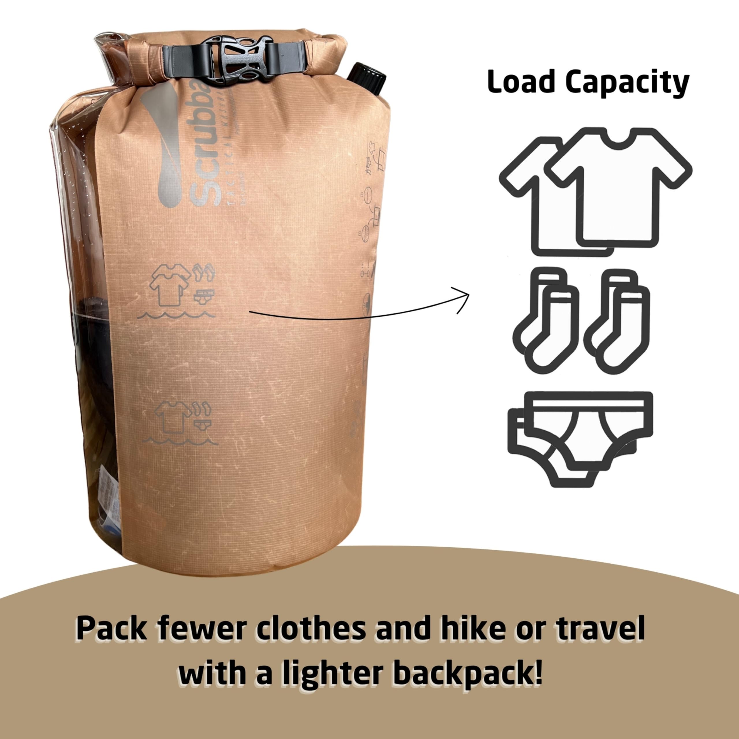 Amazon.co.jp: 旅行用洗濯袋 Scrubba Washbag スクラバ ウォッシュ