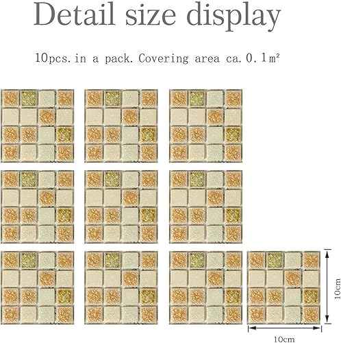 Miniatura 5 de Azulejos adhesivos 3D de ladrillo para cocina, azulejos autoadhesivos 3D para tocadores de baño, decoración de chimenea, mesa de lavandería,