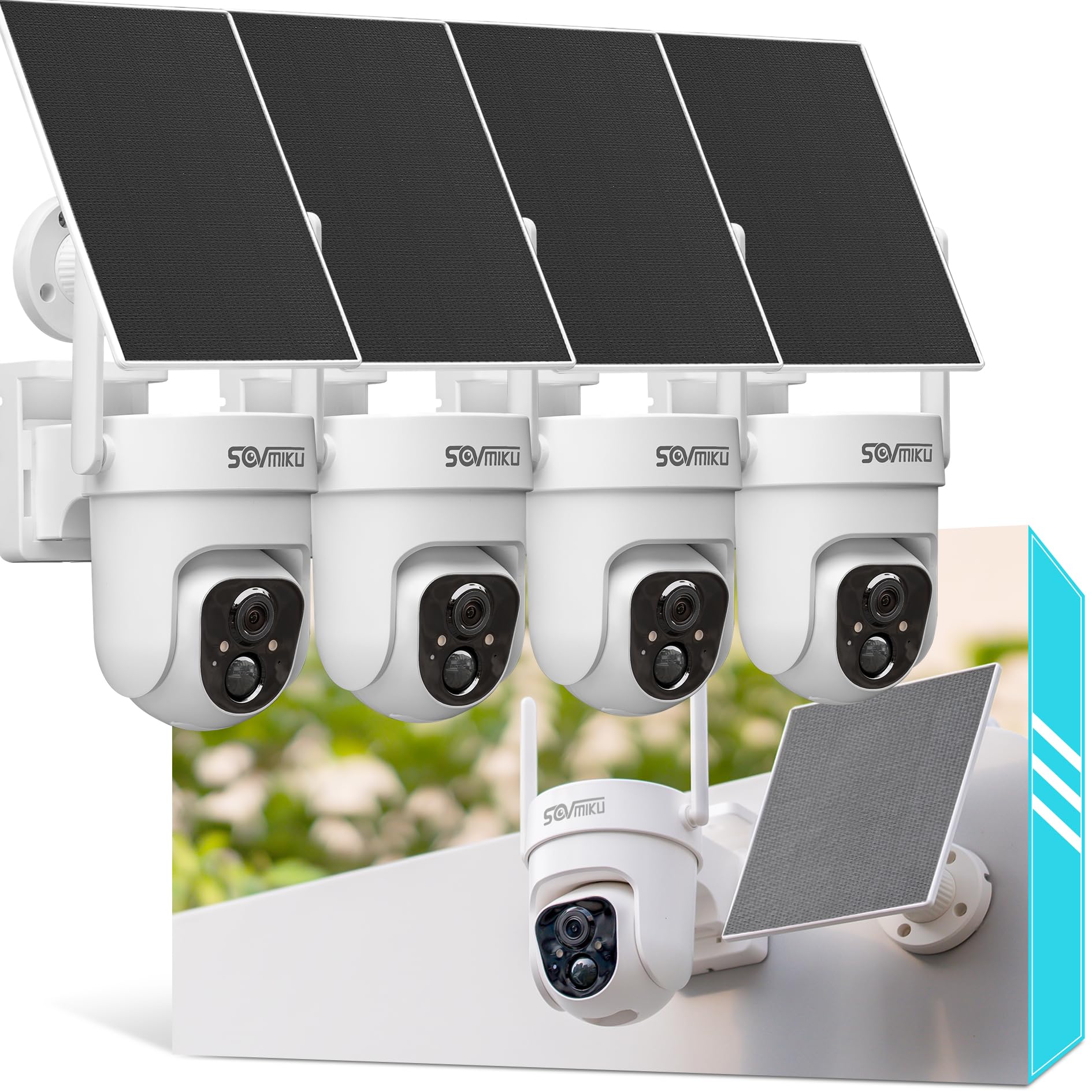 Vicohome 4CQ4 2K AI Solar Camera