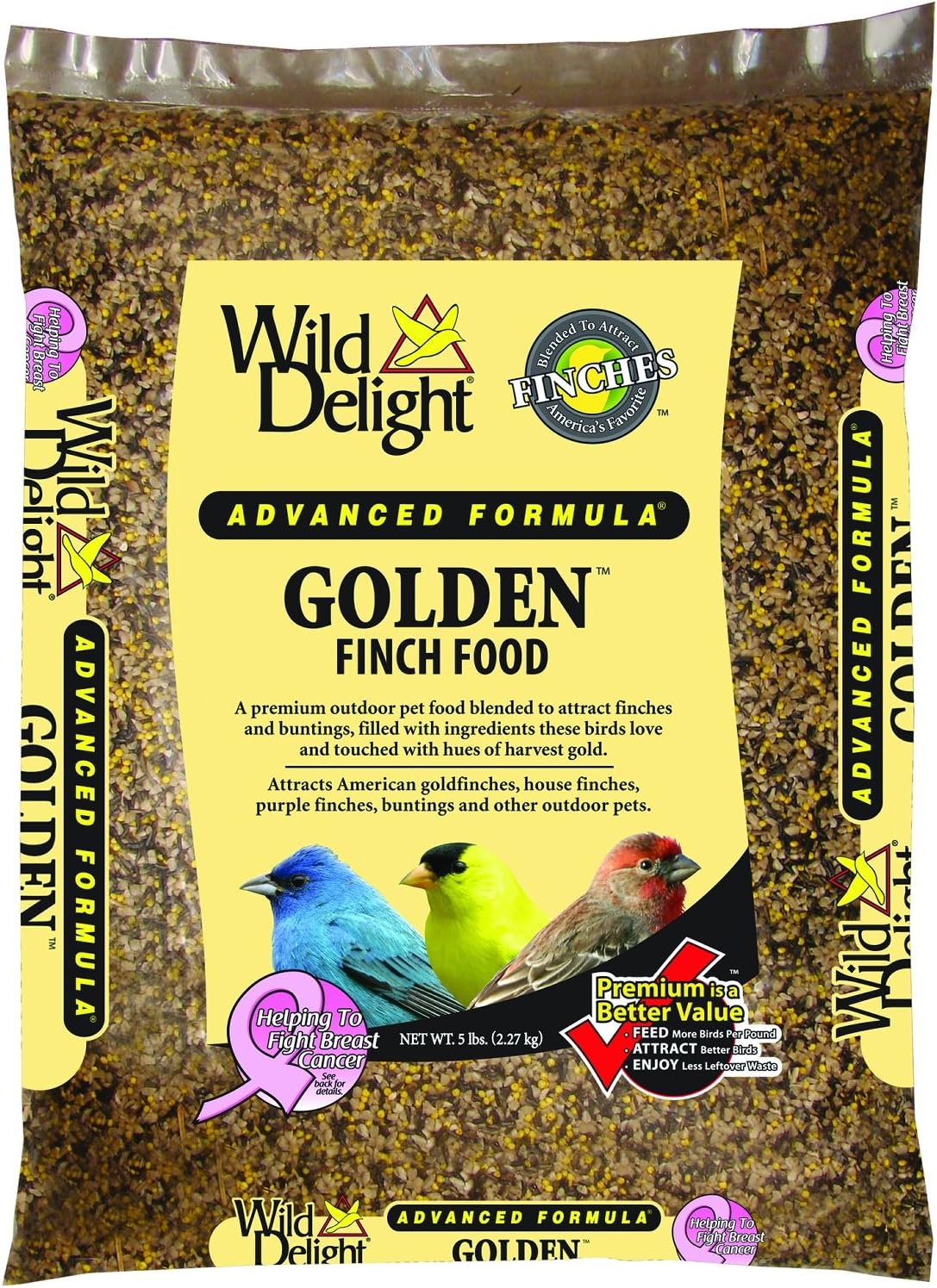 Wild Delight Golden Finch Food, 5 lb