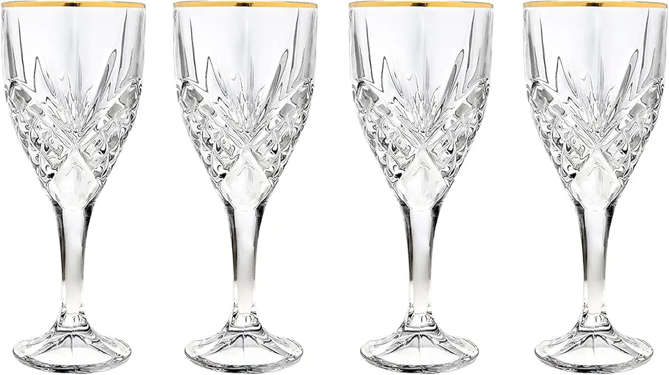 Godinger Dublin Wine Glasses, Stemmed Wine Glass Goblets...