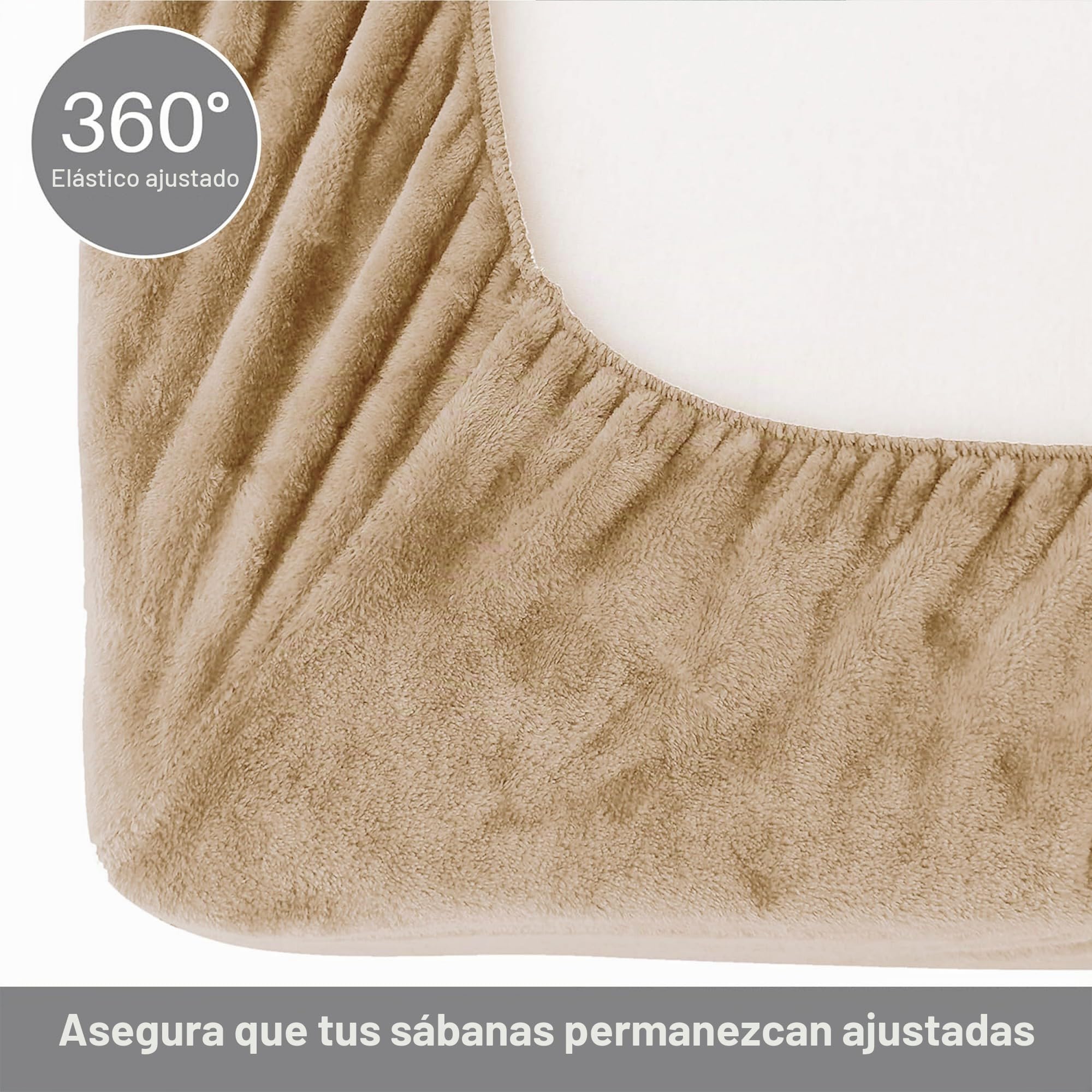 MANEMI Juego de Sábanas Coralina Cama 180,Incluye Sábana Encimera, Bajera y Funda de Almohada,Cálido y Comfort, 100% Microfibra Extra Suave,Sábana para Invierno.